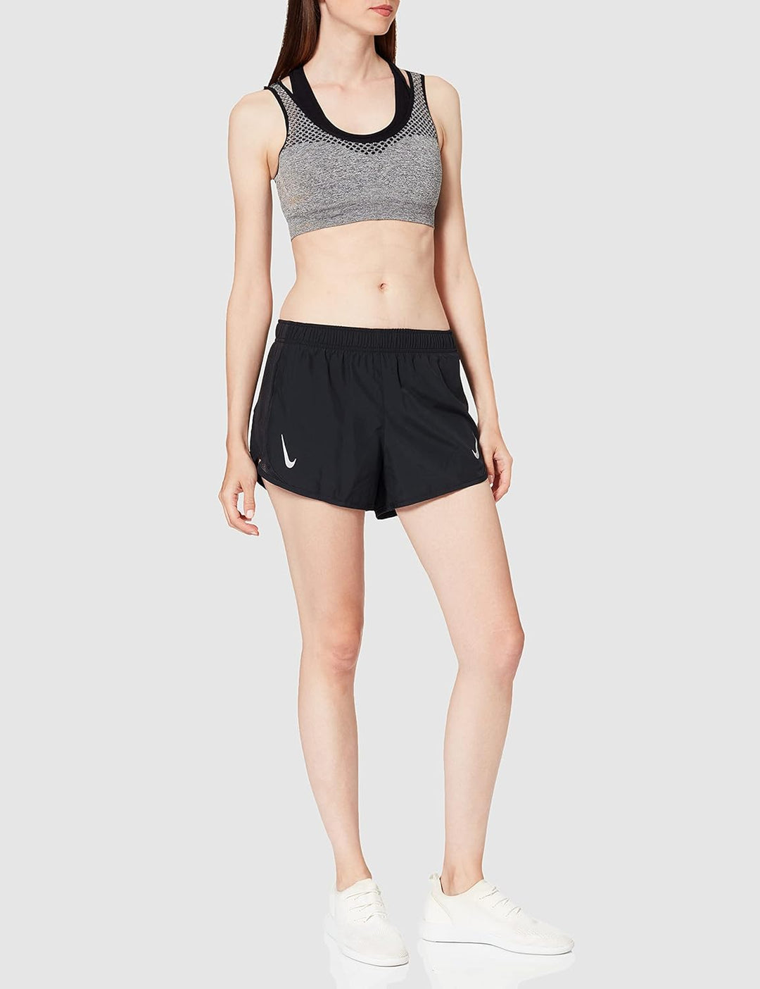 Nike Damen Shorts Df Tempo S Black/Reflective Silv, S Black/Reflective Silv