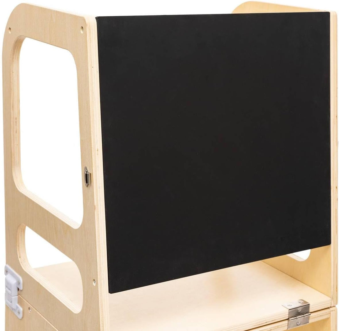 Atmosphera Alba 3-in-1 Beobachtungsturm für Kinder, Holz, 91 cm