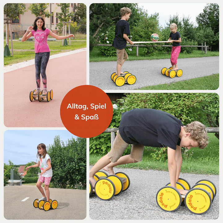 pedalo Classic I Doppel I Gleichgewichtstrainer I Koordination I Balance I Rhythmusfähigkeit I Kinde