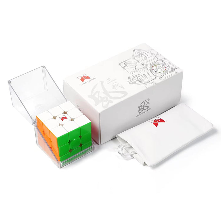 Taolele QY X-Man Tornado V3M Geschwindigkeit Würfel, 3x3 Standard Edition Aufkleber Magic Cube QY To