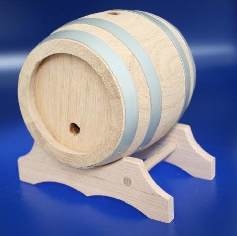MAAJ® WEINFASS/WHISKYFASS/SCHNAPSFASS KOMPLETT AUS EICHENHOLZ 1,2,3,5,10L - MADE IN SLOWENIEN (3 L -