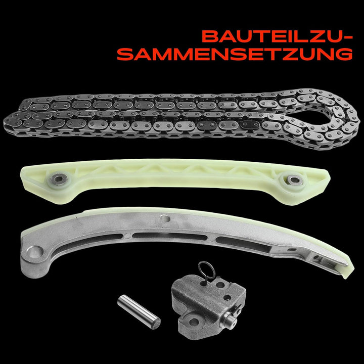 Frankberg Steuerkettensatz Kompatibel mit Focus Mondeo III Tourneo C30 S40 II V50 1.8L 2.0L Benzin 2