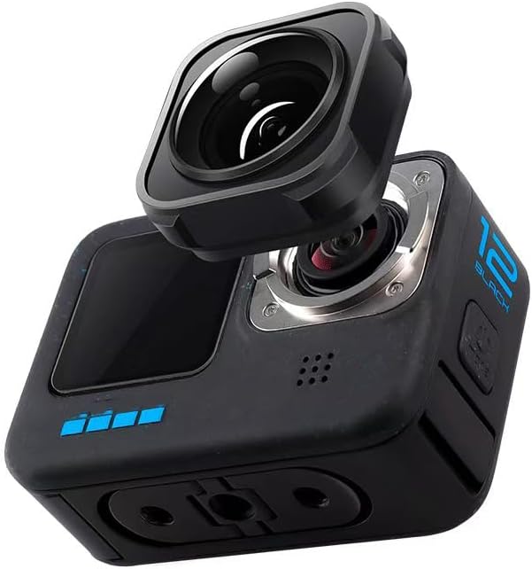 Objektiv 155° Weitwinkel für GoPro HERO13 Black 12 11 Mini 10 9 Objektiv Zubehör Optisches Glas HD Z