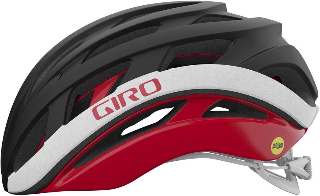 Giro Helios Spherical MIPS Rennrad Fahrrad Helm schwarz/rot 2024, L