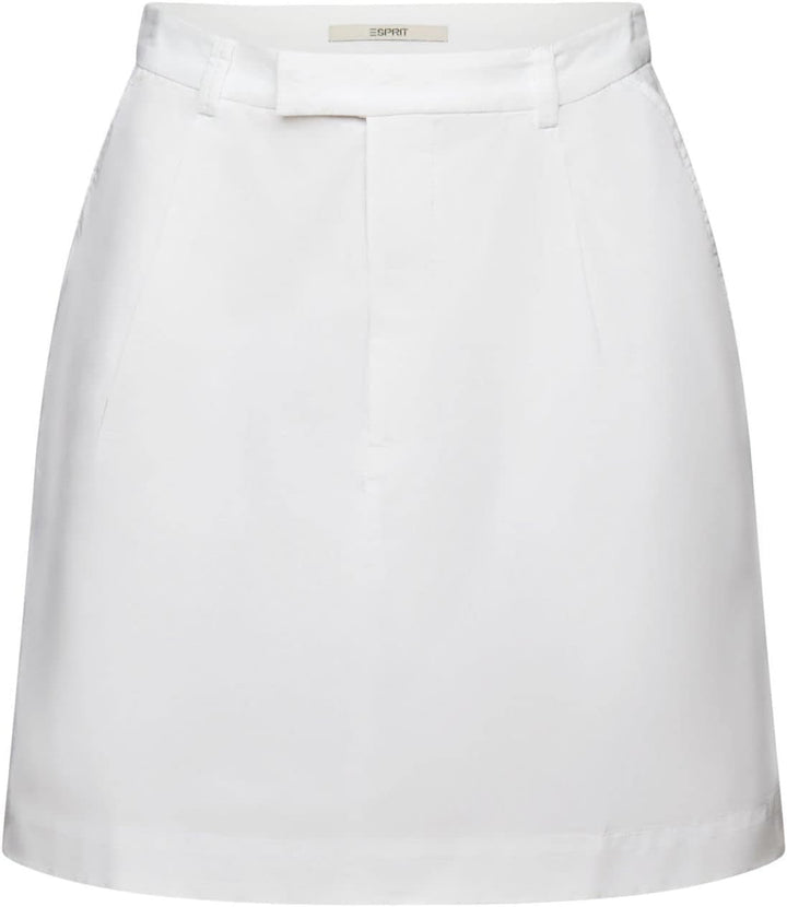 ESPRIT Damen Rock 38 100/White, 38 100/White