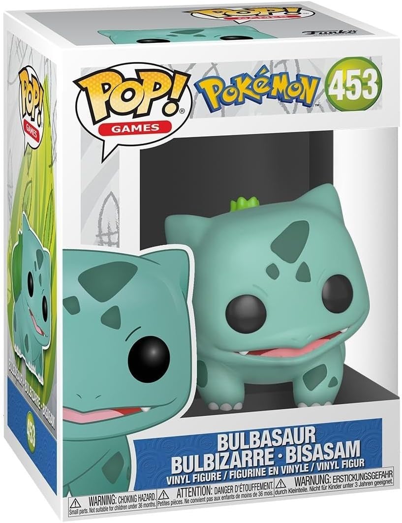 Funko Pop! Games: Pokemon - Bulbasaur - Bisasam - Vinyl-Sammelfigur - Geschenkidee - Offizielle Hand
