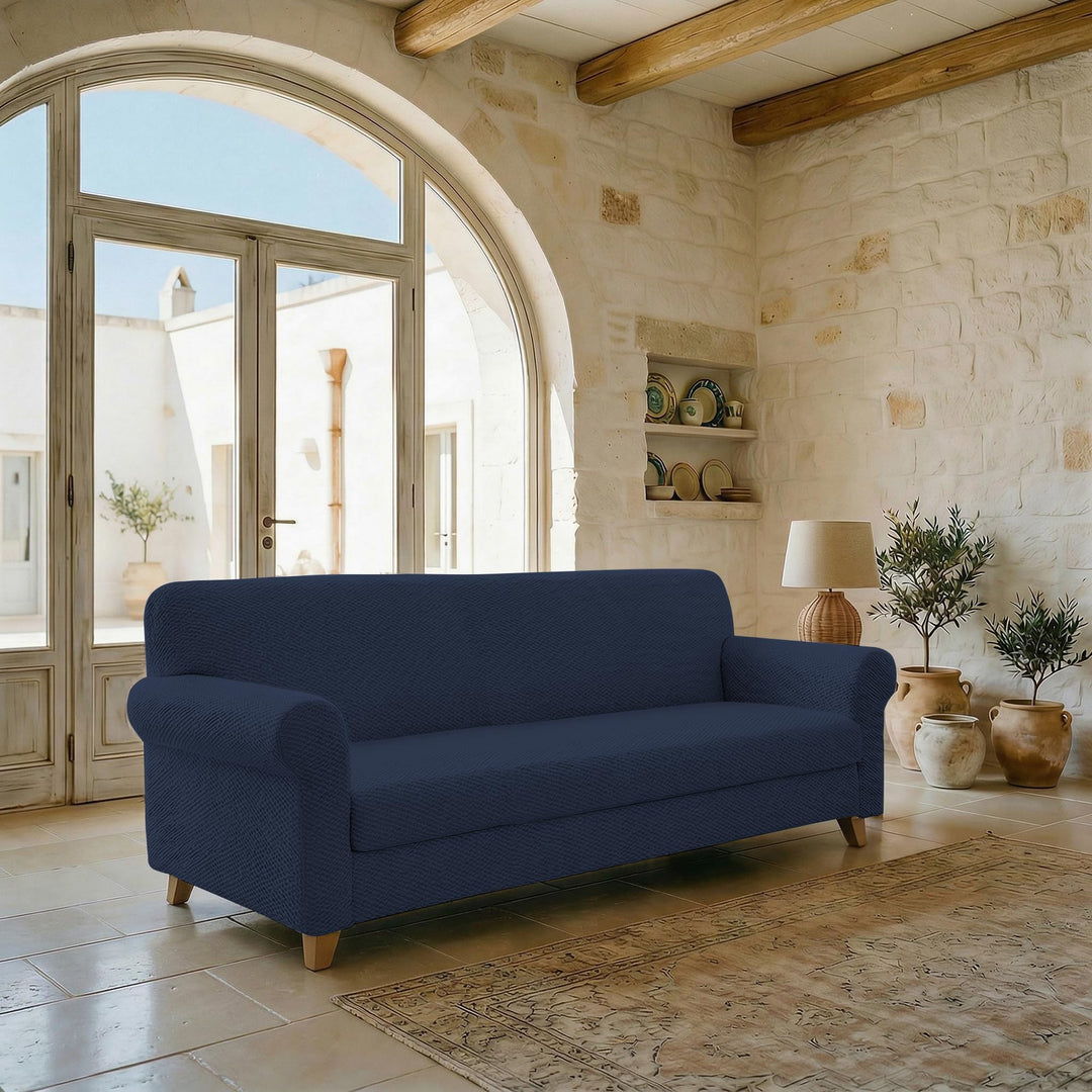 Sogni e capricci “Fashionable” Sofa Abdeckung, Dunkel blau, 4 Plätze Dunkel Blau 4 Plätze, Dunkel Bl