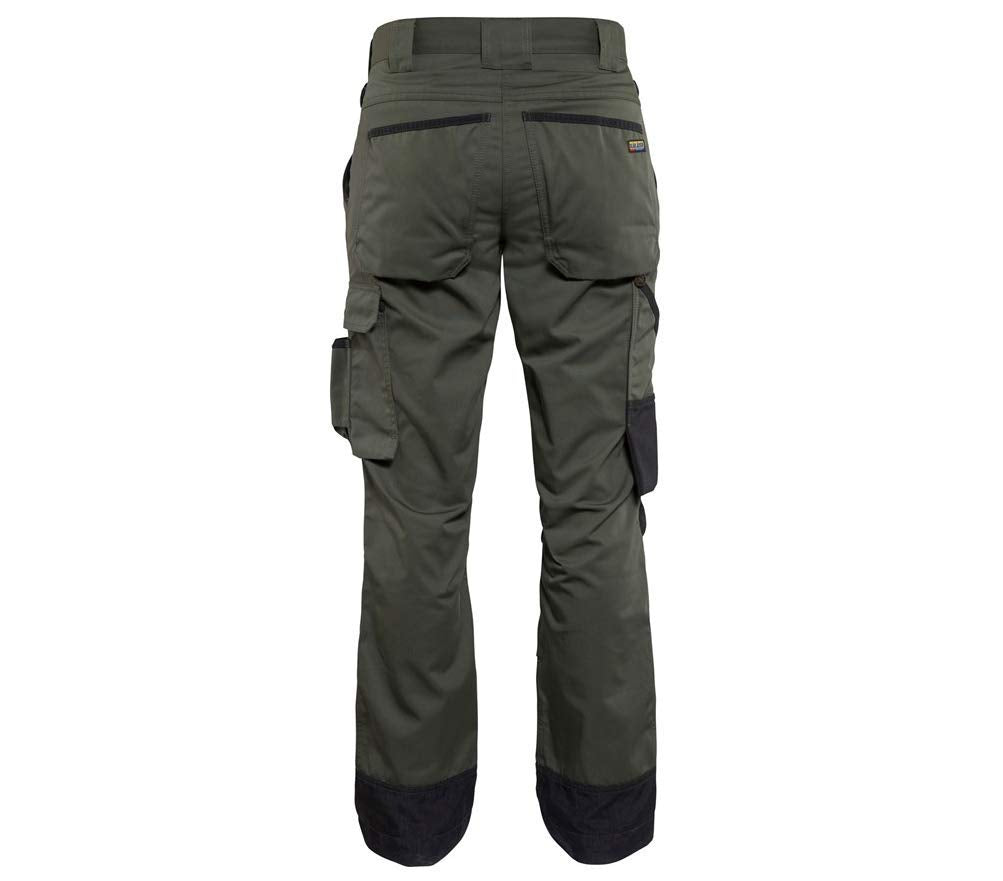 Blåkläder 71541835 Damen Garten Hosen, Armee-Grün / Schwarz, C36, C36
