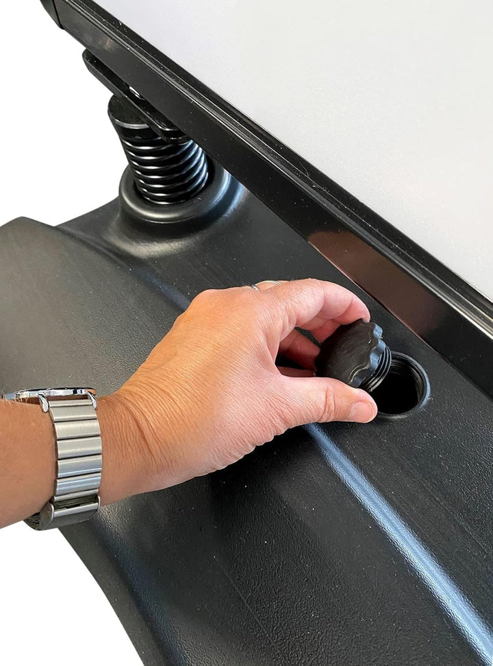 Kundenstopper Keitum Wind Line DIN A1 schwarz | beidseitig für 2 Plakate | stabiler Fuss für sichere