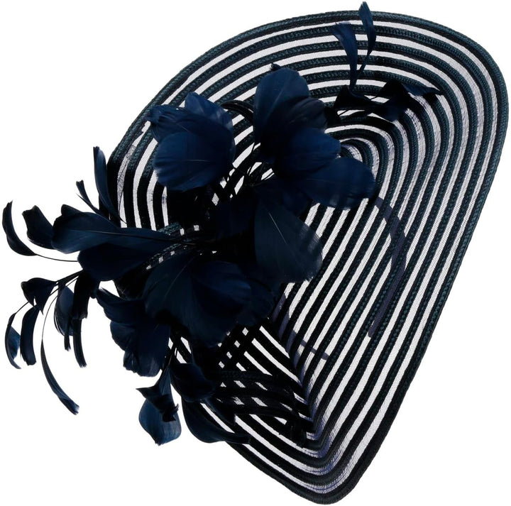 McBURN Dalenia Large Plate Fascinator Haarschmuck Kopfschmuck Damen - Made in Italy Frühling-Sommer