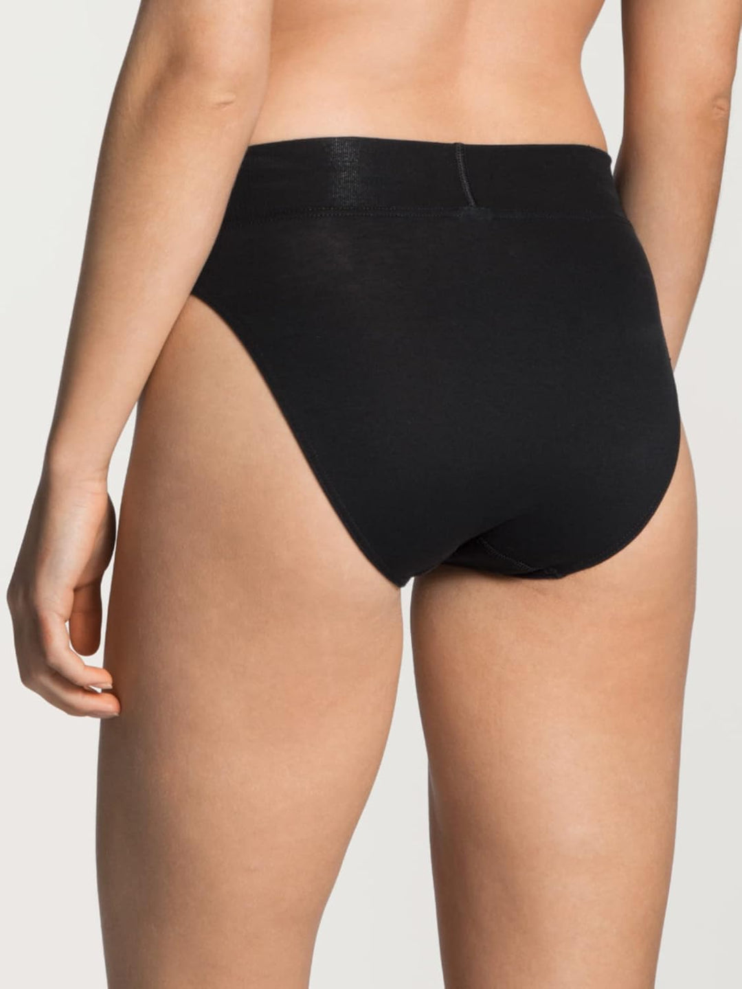 CALIDA Damen Elastic Duopack Slip (2er Pack) 48-50 Schwarz, 48-50 Schwarz