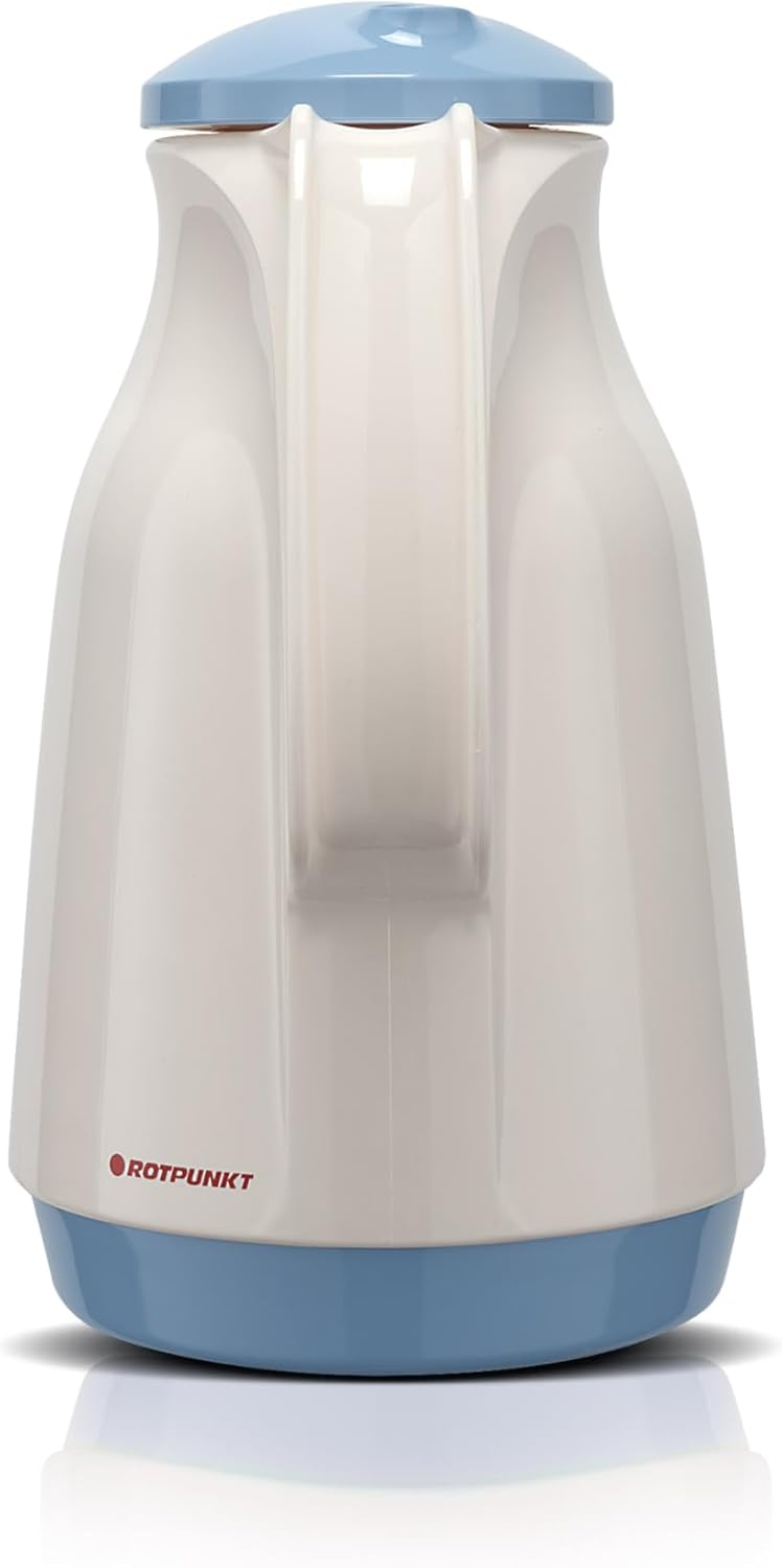ROTPUNKT Isolierkanne 220 Bella 1,0 l | Zweifunktions-Drehverschluss | BPA Frei- gesundes Trinken |