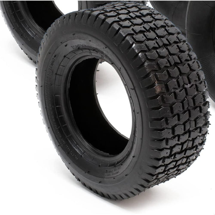 2xReifenmantel 2xSchlauch für Aufsitzmäher/Rasentraktor 18x8.50-8 4PR Winkelventil