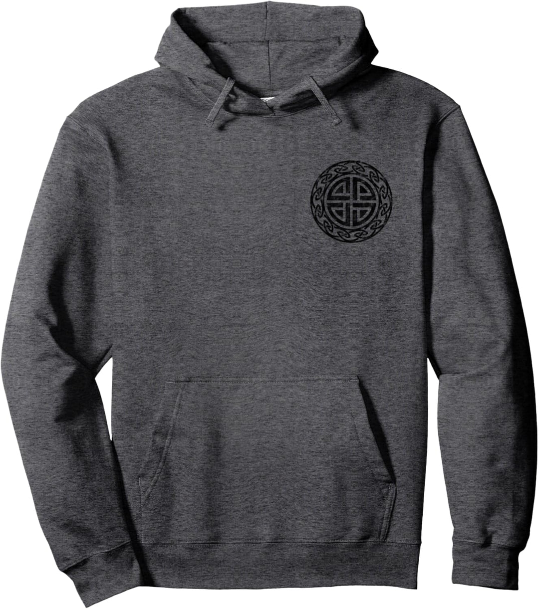 Vintage Schutzsymbol Schildknoten Keltisch Wikinger Nordisch Pullover Hoodie