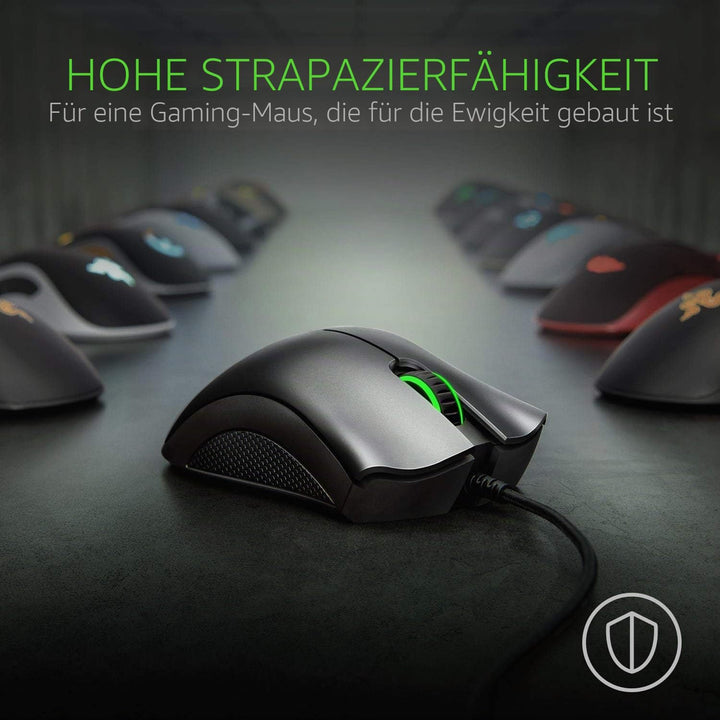 Razer DeathAdder Essential – 6.400 DPI Optical Sensor - 5 Hyperresponse Tasten - Gaming & Esports Ma