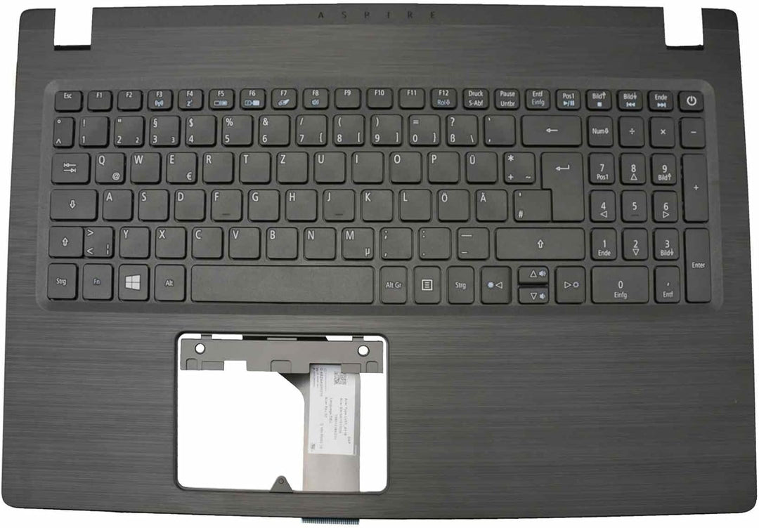Acer Aspire 3 (A315-21) original Tastatur inkl. Topcase DE (deutsch) schwarz/schwarz