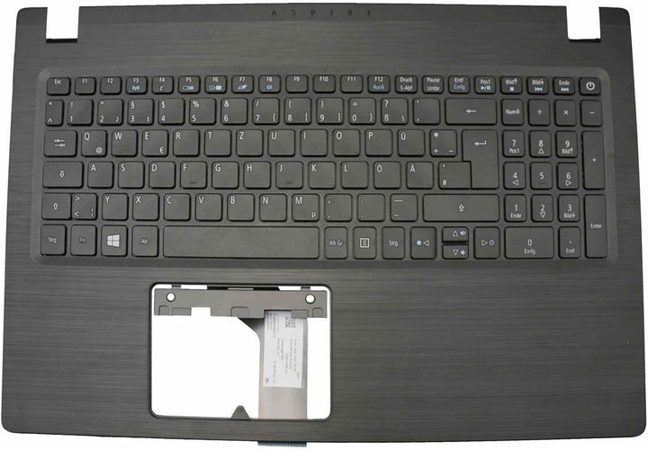 Acer Aspire 3 (A315-21) original Tastatur inkl. Topcase DE (deutsch) schwarz/schwarz
