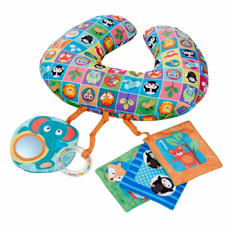 Chicco 00007946000000 Spielkissen, mehrfarbig Animal Tummy Time 2021, Animal Tummy Time 2021