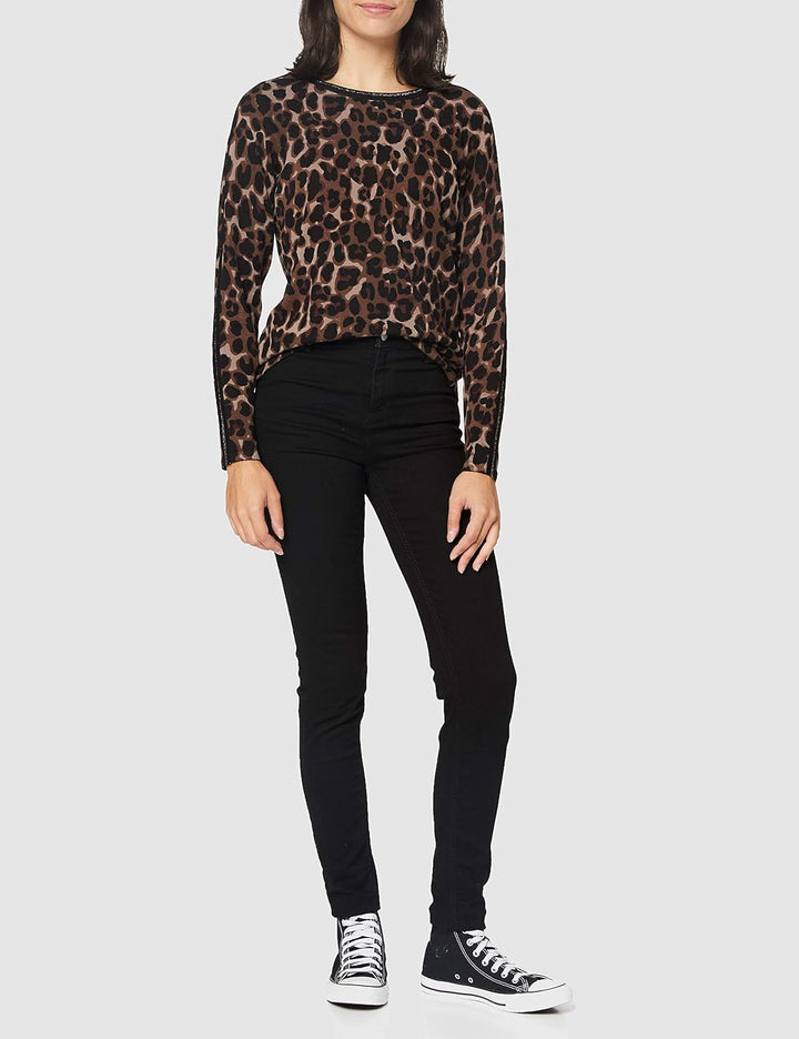 Betty Barclay Damen Pullover 46 Black/Brown, 46 Black/Brown