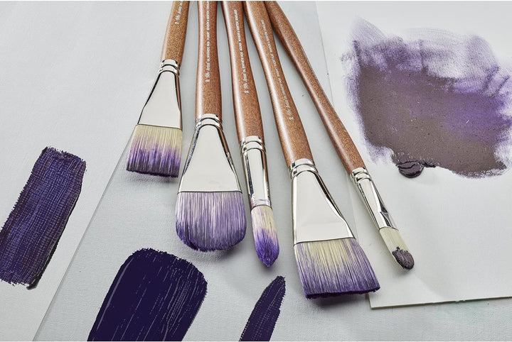 Winsor &amp; Newton 5010619 synthetischer Künstler Ölpinsel mit hoher Elastizität &amp; Lebensdauer, ergonom