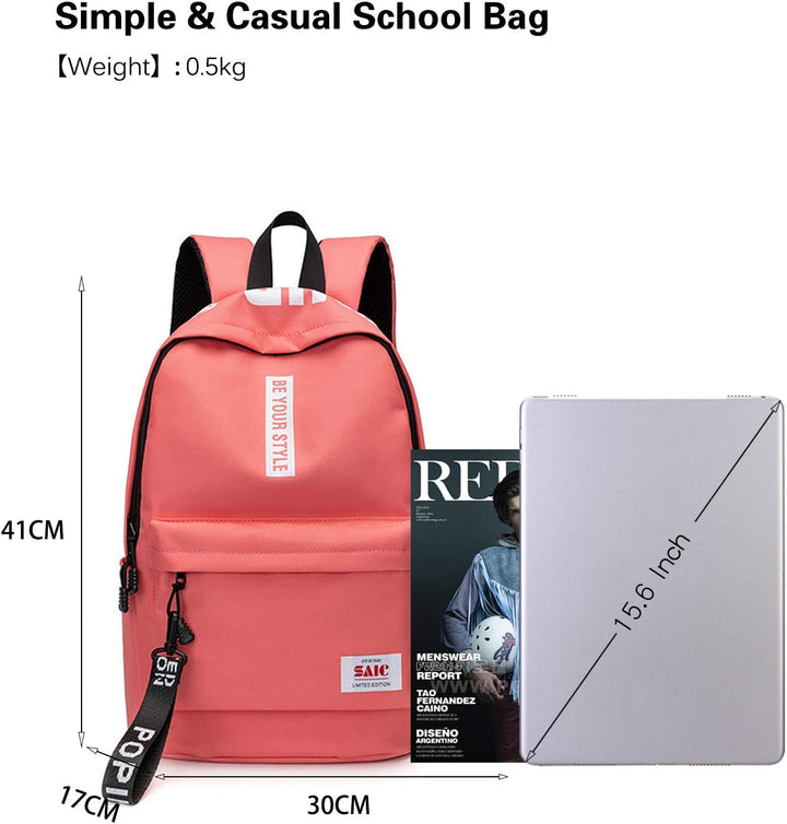FANDARE Rucksäcke Schulrucksack Schulranzen Mädchen Jungs Schultasche Herren Damen Teenager Tagesruc