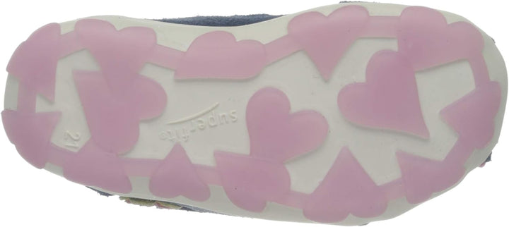 Superfit Baby Mädchen Fanni Sandalen 21 EU Blau Rosa 8000, 21 EU Blau Rosa 8000