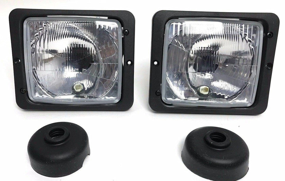 Mlx MelTruck® 2x H4 Scheinwerfer mit Fernlicht Positionslicht Abblendlicht für IHC Fendt Zetor mit G