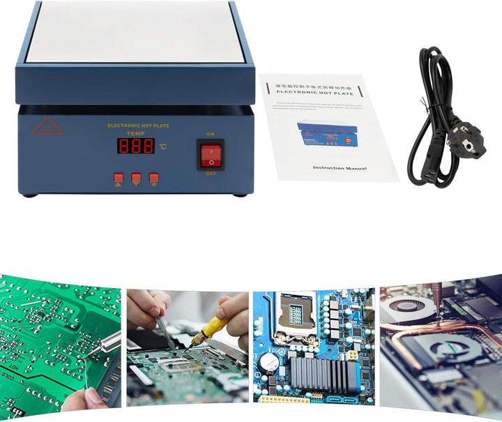 800W Elektrische Heizplatte Lötstation Soldering Station - Löten Vorheizen Bahnhof - Schweisser Heiz