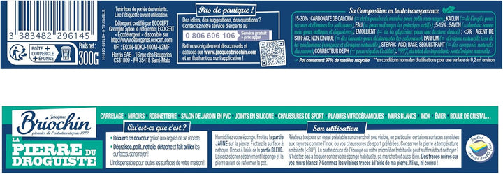 Jacques Brieuc Neue Stein des droguiste Ecocert 300 g – Lot de 2