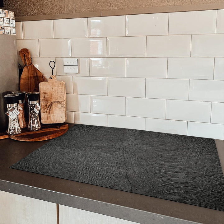 KitchenYeah© Herdabdeckplatte Einteilig Küche Herdabdeckung Induktionsfeld Ceranfeld Herdabdeckplatt