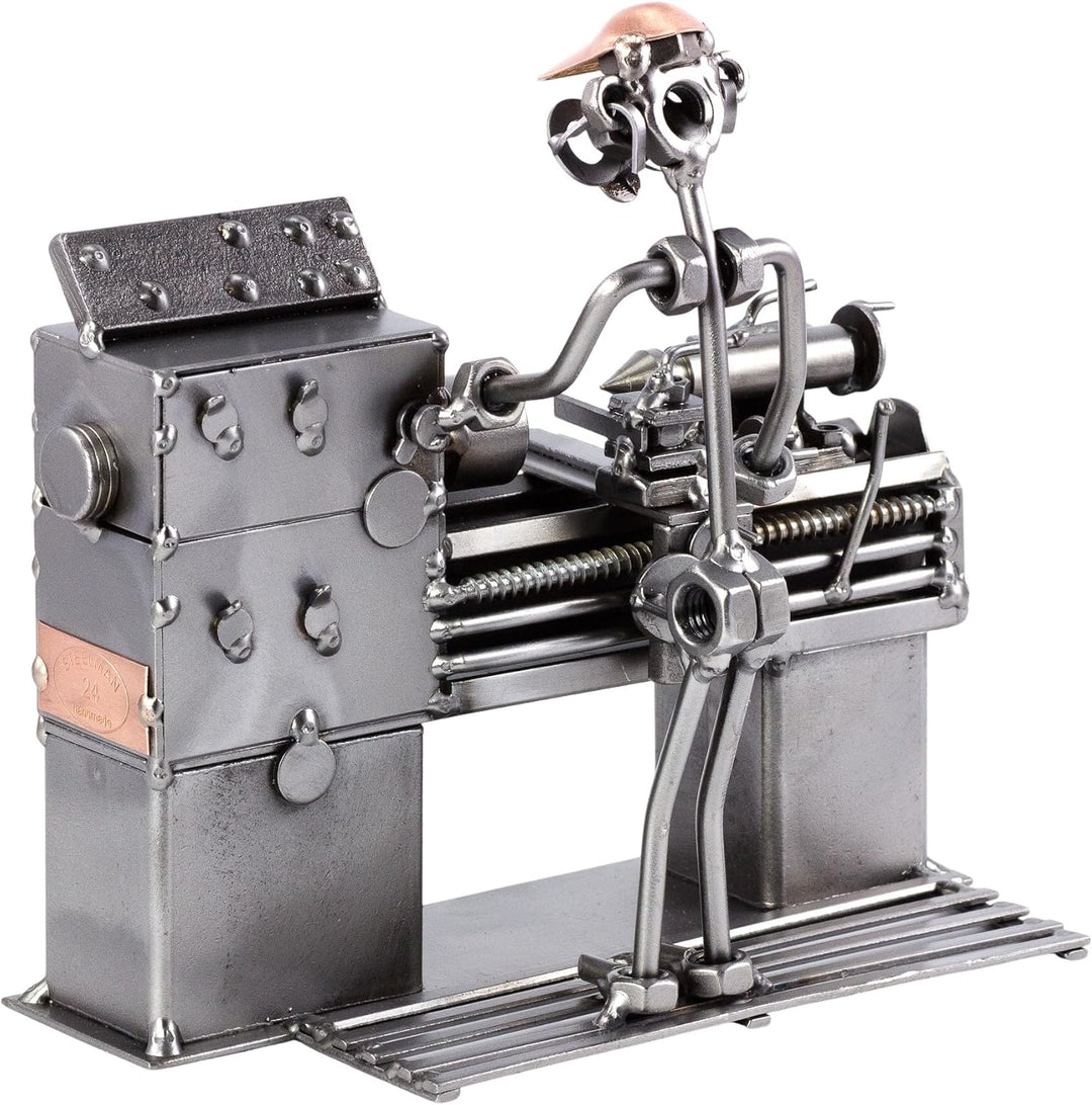 Steelman24 I Schraubenmännchen Dreher I Made in Germany I Handarbeit I Geschenkidee I Stahlfigur I M