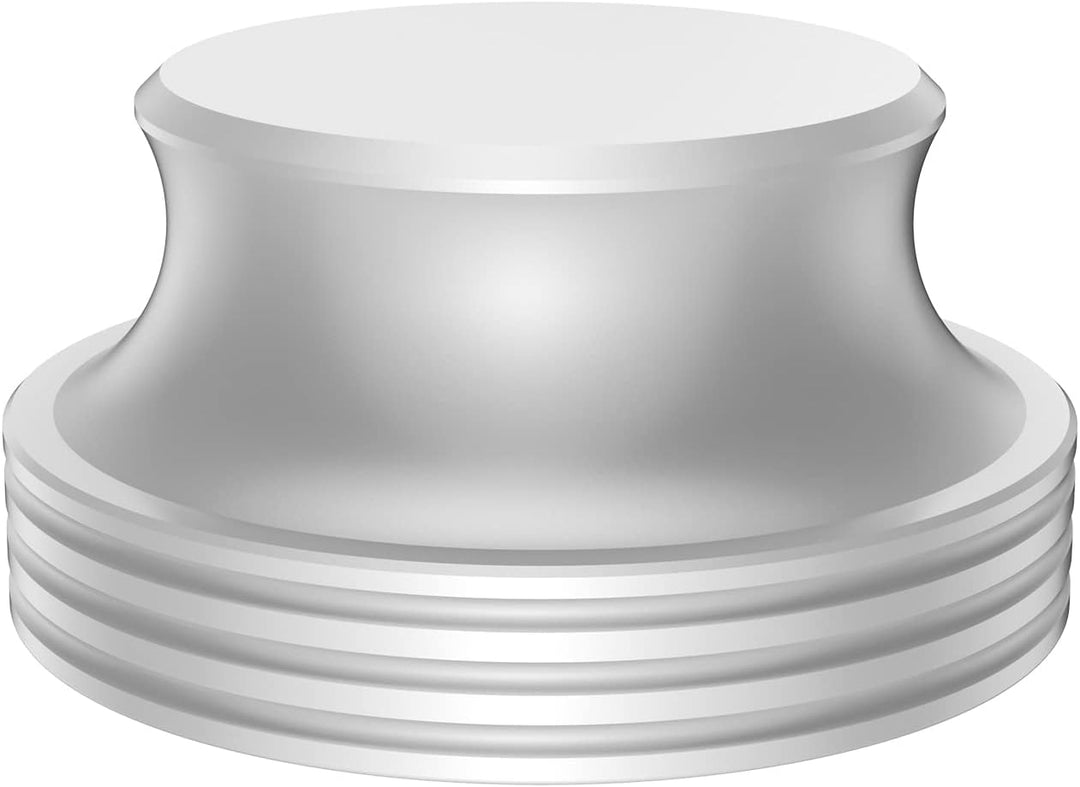 Brollitest Plattenspieler Stabilizer, Gewicht 404 g Durchmesser bis zu 7mm Aluminium LP Vinyl Platte