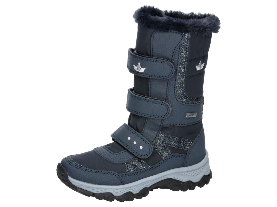 Lico Mädchen Cristal V Schneestiefel 28 EU Marine, 28 EU Marine