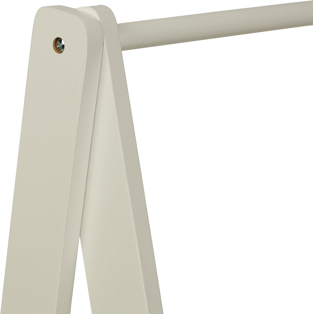 Relaxdays Kleiderständer Kinder, Standgarderobe, HxBxT 99x64,5x42,5 cm, Kleiderstange & Ablage, Kind