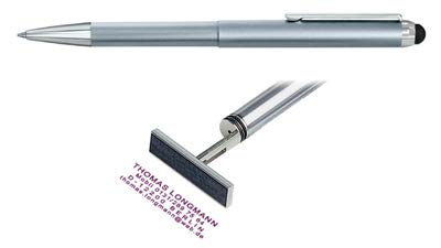 Heri 3300M | Stempelkugelschreiber | silber Metall, Metall