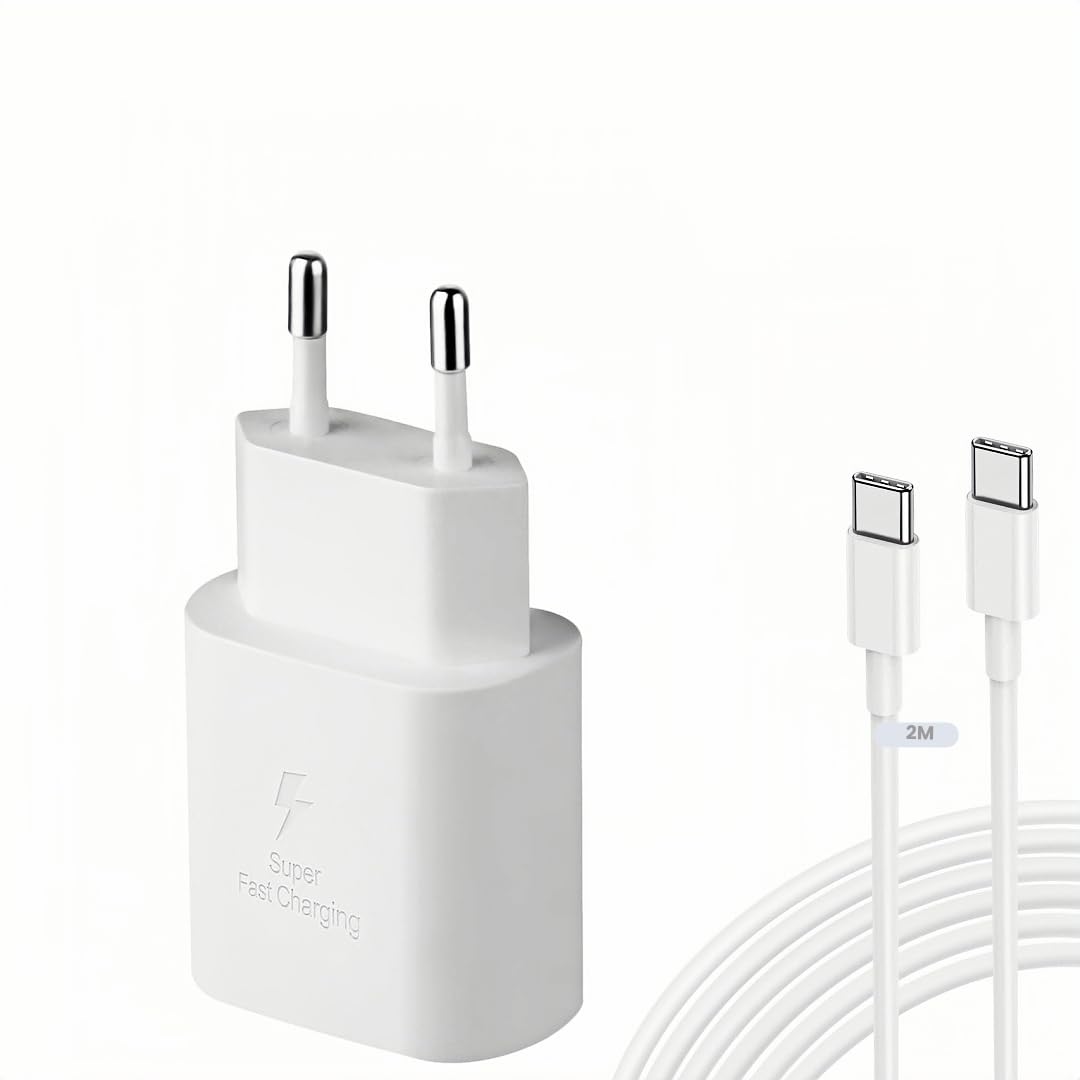 25W Schnellladegerät USB C, Netzteil Ladegerät, Ladestecker USB C Fast Charger Adapter mit 2m ladeka