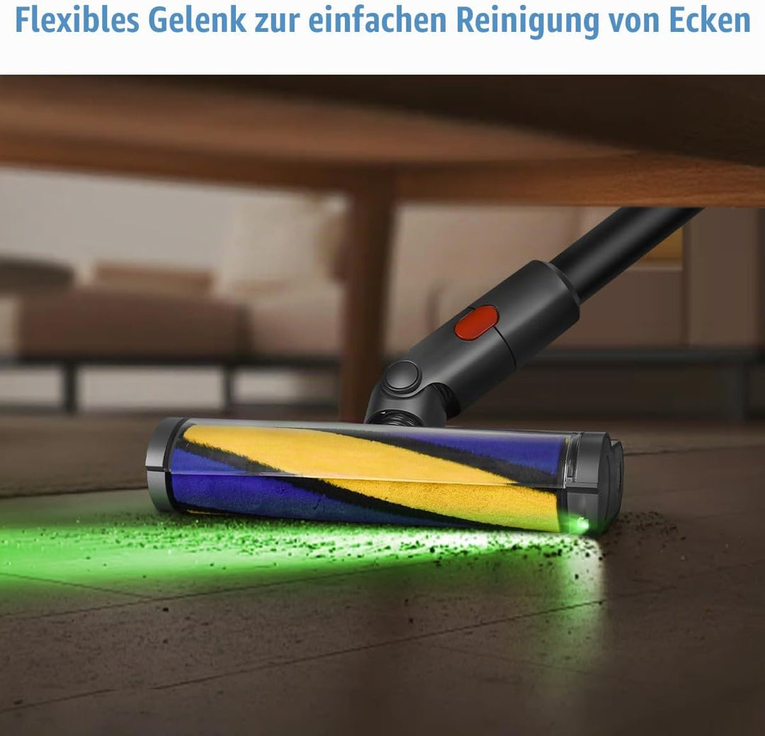 DrRobor Softwalze Bodendüse für Dyson V10 V11 V15 V7 V8, Elektrischer Soft Roller Bürste Aufsatz mit