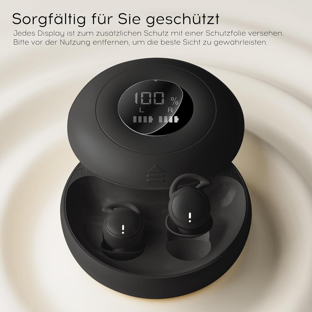 sunvito Schlafkopfhörer Bluetooth 6.0, Schlafkopfhörer Seitenschläfer, Mini Kopfhörer zum Schlafen m
