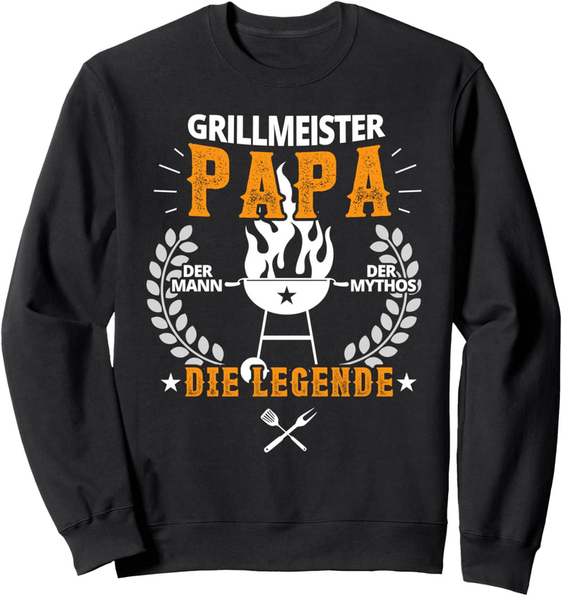 Grillmeister Grillen BBQ Papa Vatertag Sweatshirt