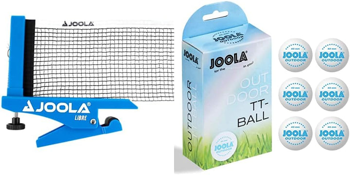 JOOLA Tischtennisnetz LIBRE- OUTDOOR Tischtennisnetz-Garnitur für Freizeitsport - Klemmtechnik - Höh