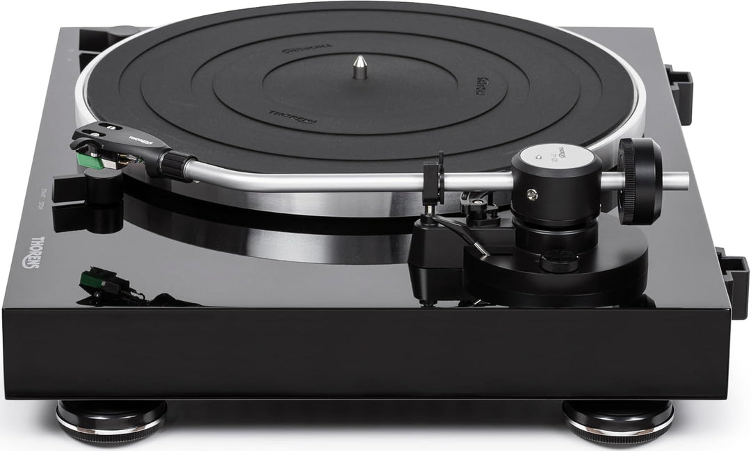 Thorens Plattenspieler TD 204 Hochglanz Schwarz