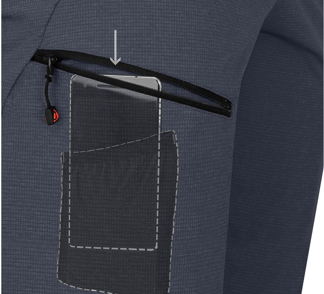 Bergson LEBIKO Bermuda | Herren Wandershorts, robust, elastisch - robust - elastisch - wasserabweise