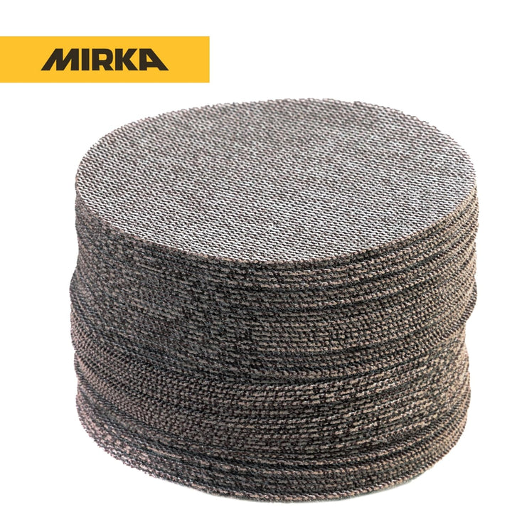 Mirka Abranet Ace Netz Schleifscheiben Ø 150mm Klett / Korn P80 / 50 Stk / Für alle 150mm Exzentersc