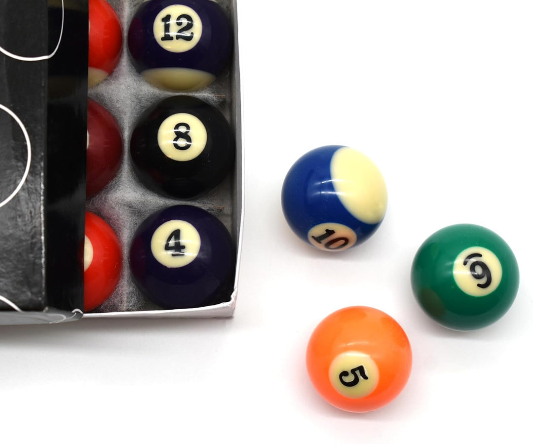 BILMAG Pool Billard Kugeln Kugelset Kugelsatz Standard, Sondergrösse 38mm für Hobbytische bis zu 6 f
