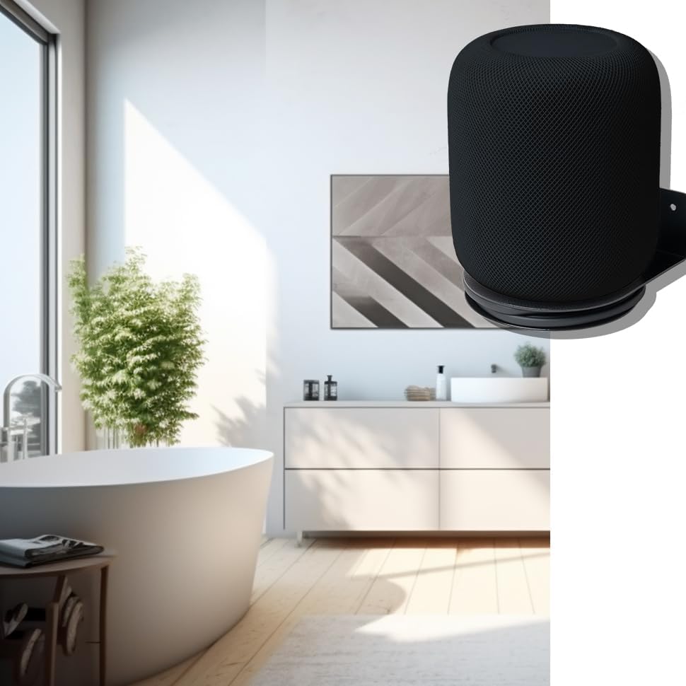 shinar Metall Wandhalterung Kompatibel mit Homepod 2, Halterung Zubehör Ständer Kompatibel mit Homep