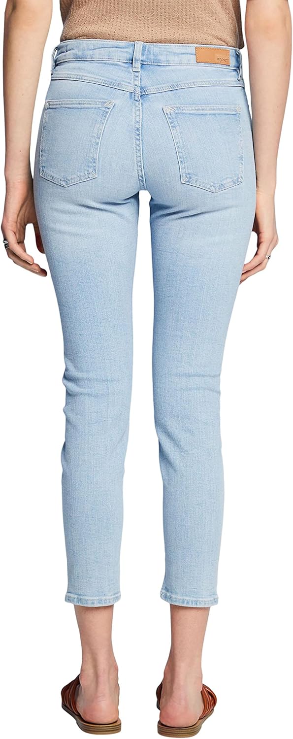 ESPRIT Damen 033ee1b310 Jeans, 36W / 28L 904/Blue Bleached