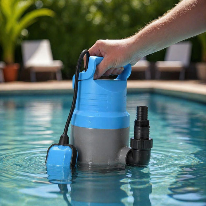 Tauchpumpe FLX 750 (750 W, 13200 l/h, max. Förderhöhe 9 m) – Schmutzwasserpumpe &amp; Klarwasserpumpe -