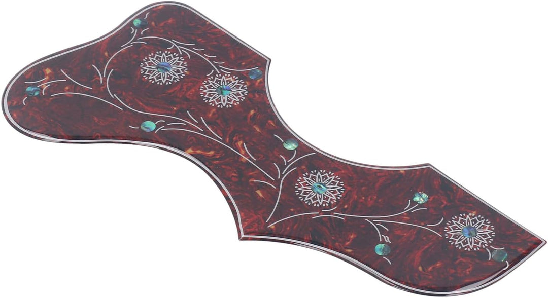 Akustische Gitarre, 2,5 mm dick Celluloid Scratch-Abwehr, selbstklebend Schutzplatte für professione