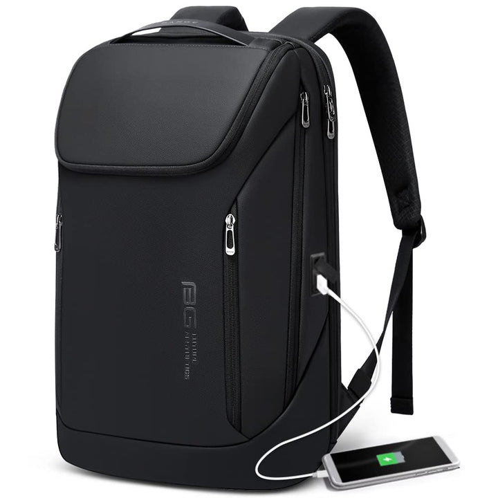 BANGE Business-Smart-Rucksack, wasserdicht, 39,6 cm (15,6 Zoll), Laptop-Rucksack mit USB-Ladeanschlu