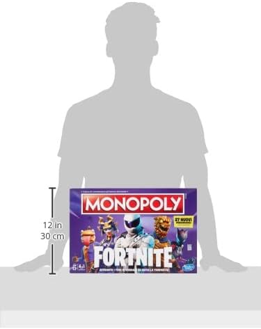 Hasbro, Monopoly, Fortnite-Schachtelspiel, Season 2, italienische Ausgabe Fortnite zweite Edition, F